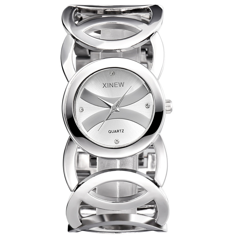 Vintage Watch Crystal - 럭셔리 브랜드 레이디 골드 시계 전체