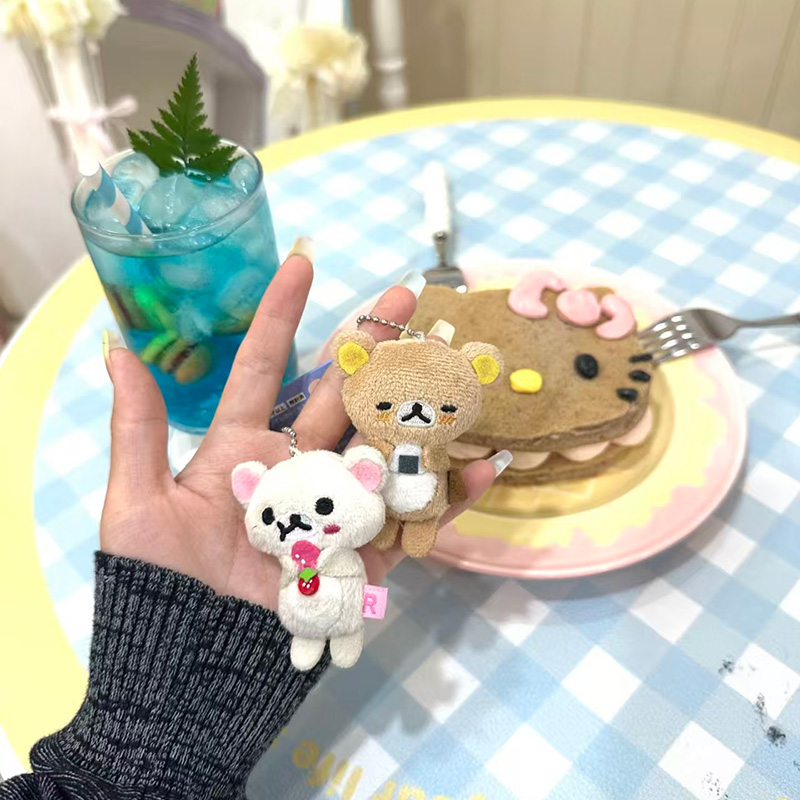 Vintage Collectible Bears - 릴라쿠마 빈티지 플러시 키체인 귀여운 앤틱