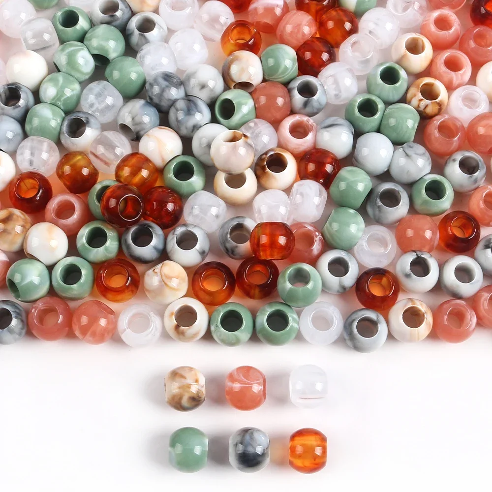 Vintage Collectible Marbles - 보석 만들기 팔찌용 대리석 패턴 비즈,