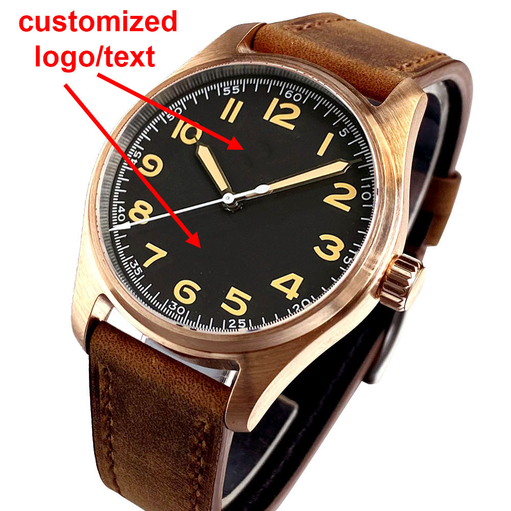 남성용 맞춤형 시계 진짜 구스네이드 청동 20바 방수  - Vintage Watch Crystal 리뷰 및 가격