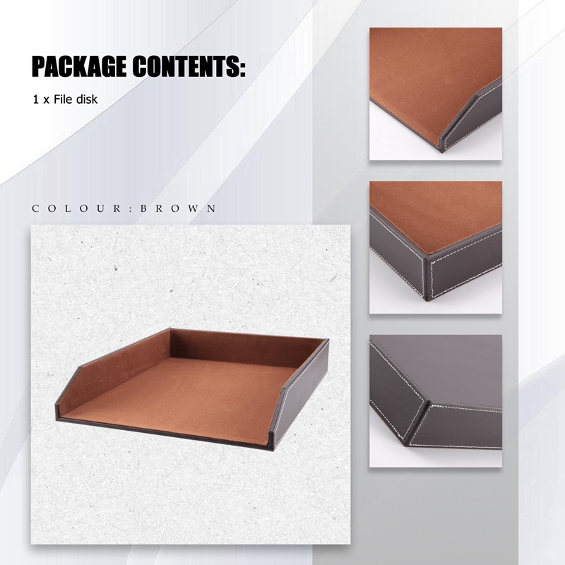 PU 가죽 컬렉션 레터 트레이, 문서 데스크 정리함,  - Collectible Collection 리뷰 및 가격