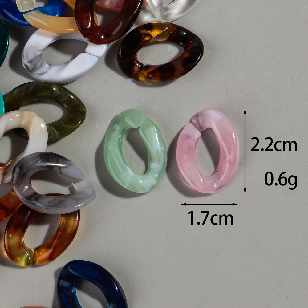 100pcs 대리석 색상 아크릴 17x23mm 불규칙한 - Vintage Collectible Marbles 리뷰 및 가격