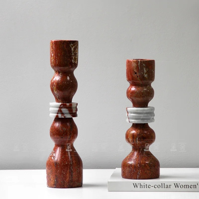 대리석 캔들 홀더 빈티지 테이블탑 캔들스틱 거실 테이블 - Vintage Collectible Marbles 리뷰 및 가격