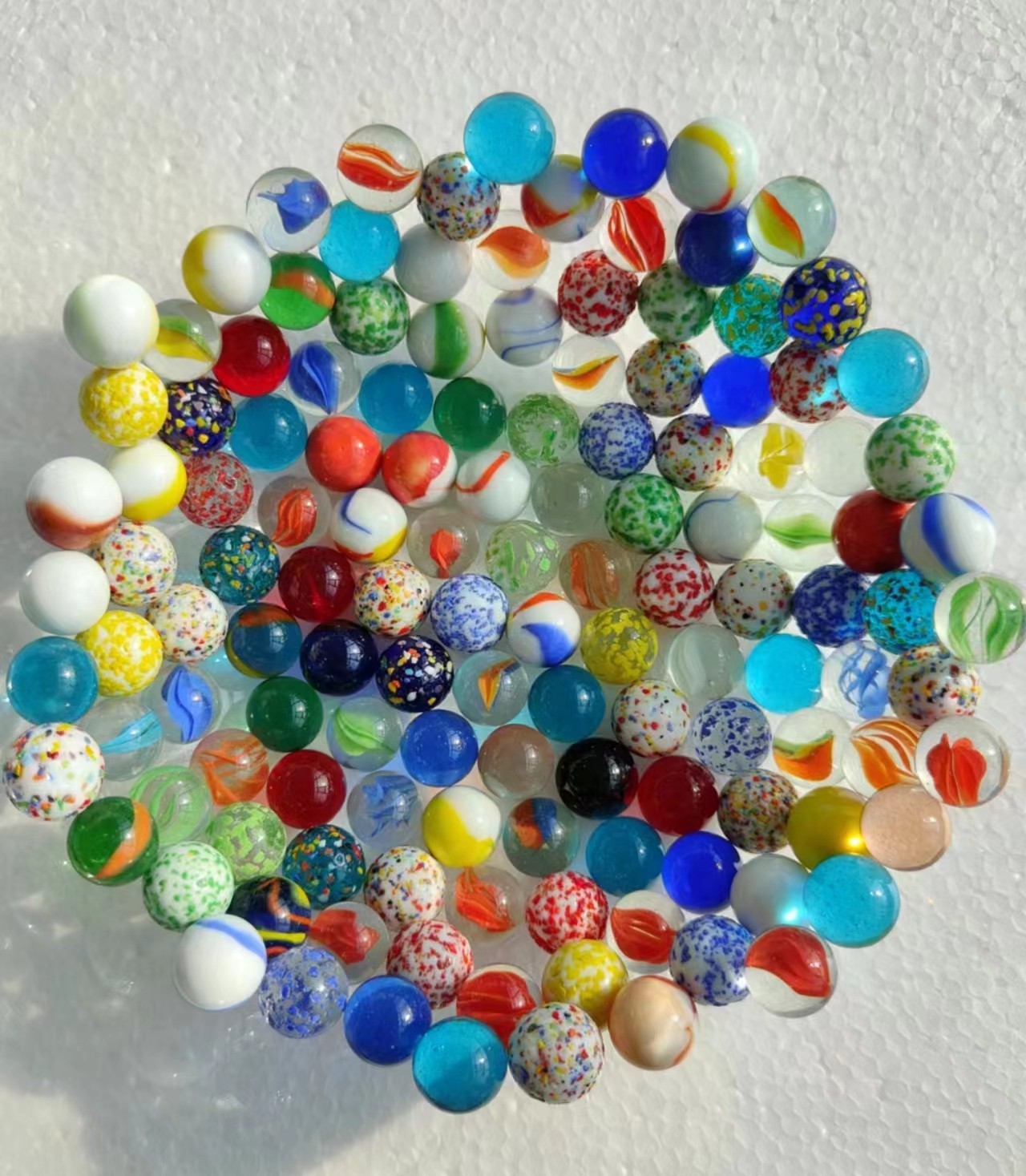 16mm 25mm 35mm 컬러 유리 구슬 단색 공예품 - Vintage Collectible Marbles 리뷰 및 가격