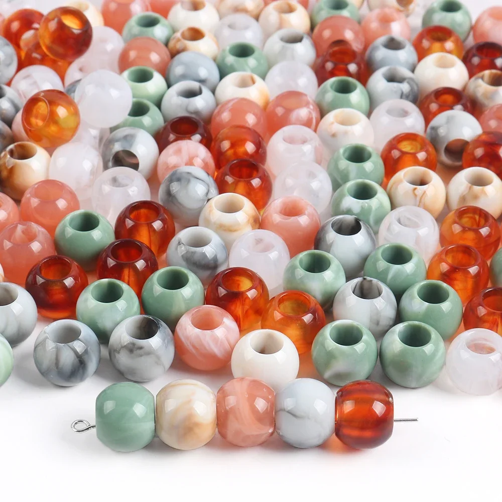 보석 만들기 팔찌용 대리석 패턴 비즈, 루즈 스페이서, - Vintage Collectible Marbles 리뷰 및 가격