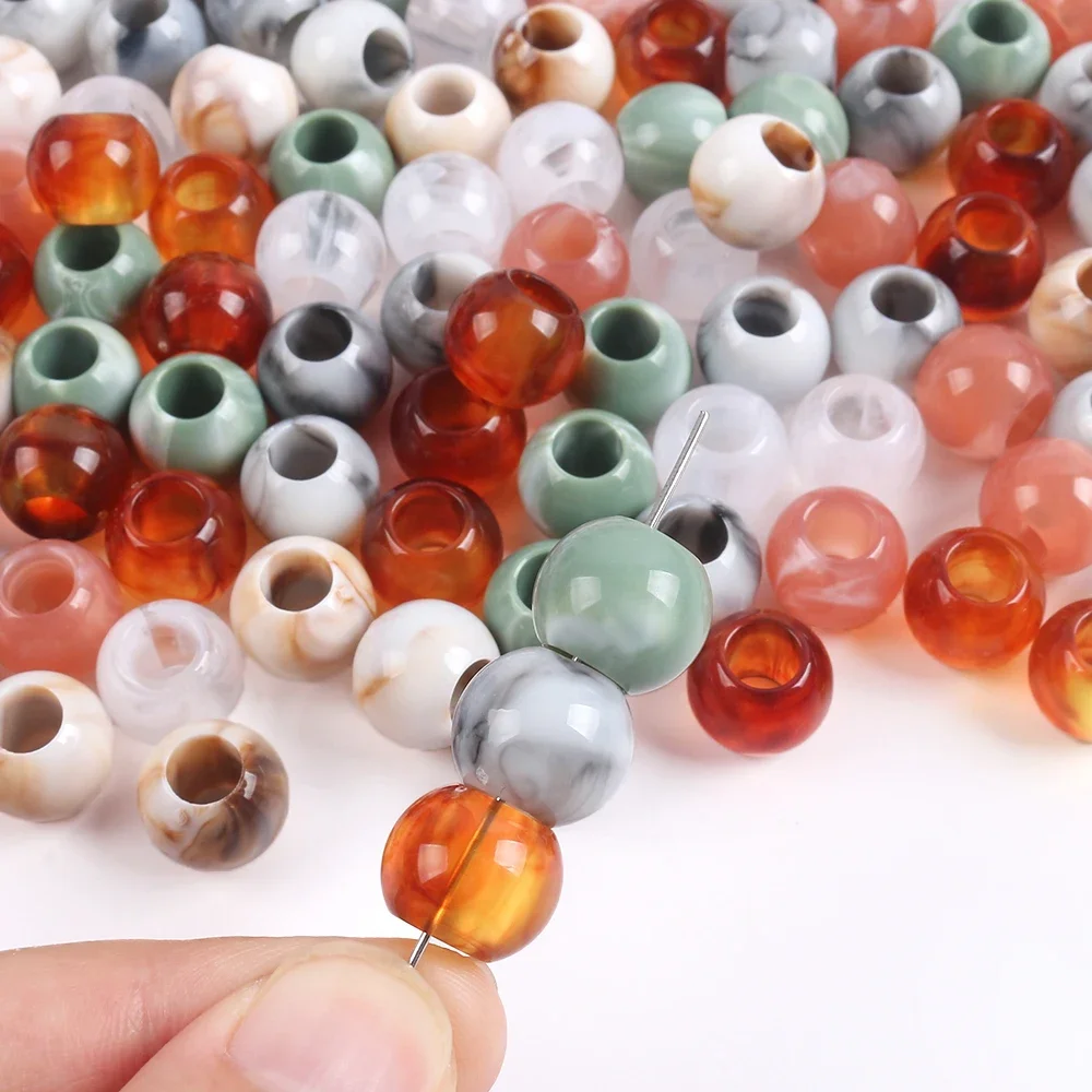 보석 만들기 팔찌용 대리석 패턴 비즈, 루즈 스페이서, - Vintage Collectible Marbles 리뷰 및 가격
