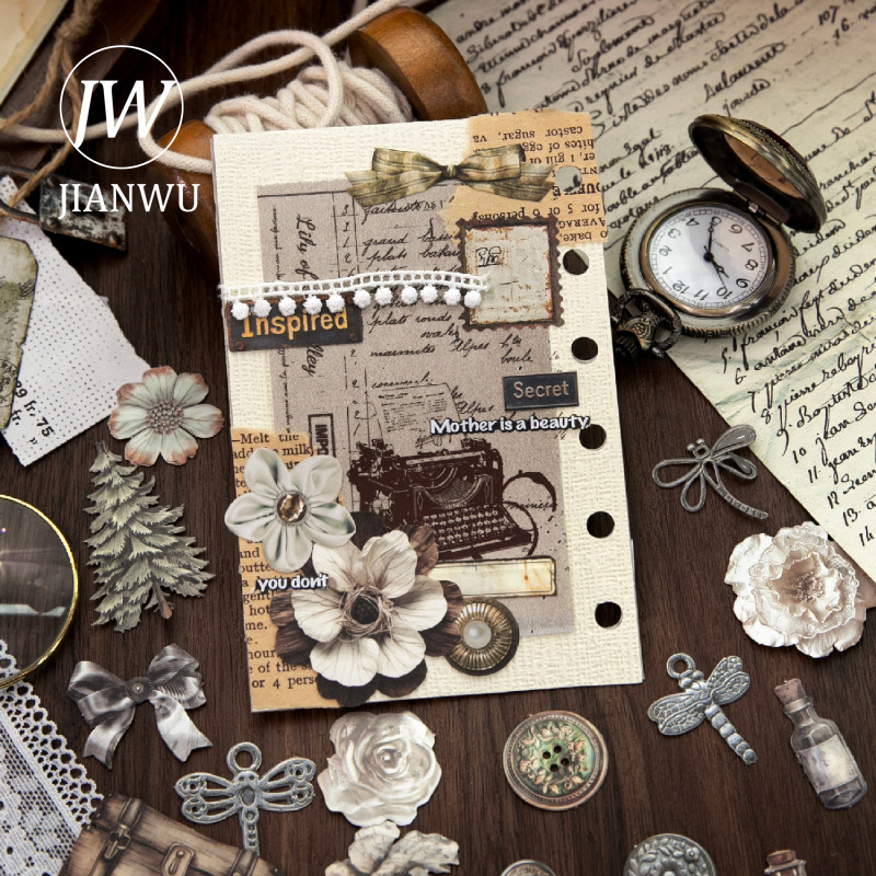 JIANWU 작은 물건 수집 시리즈 빈티지 꽃 아이템  - Small Vintage Collectible Items 리뷰 및 가격