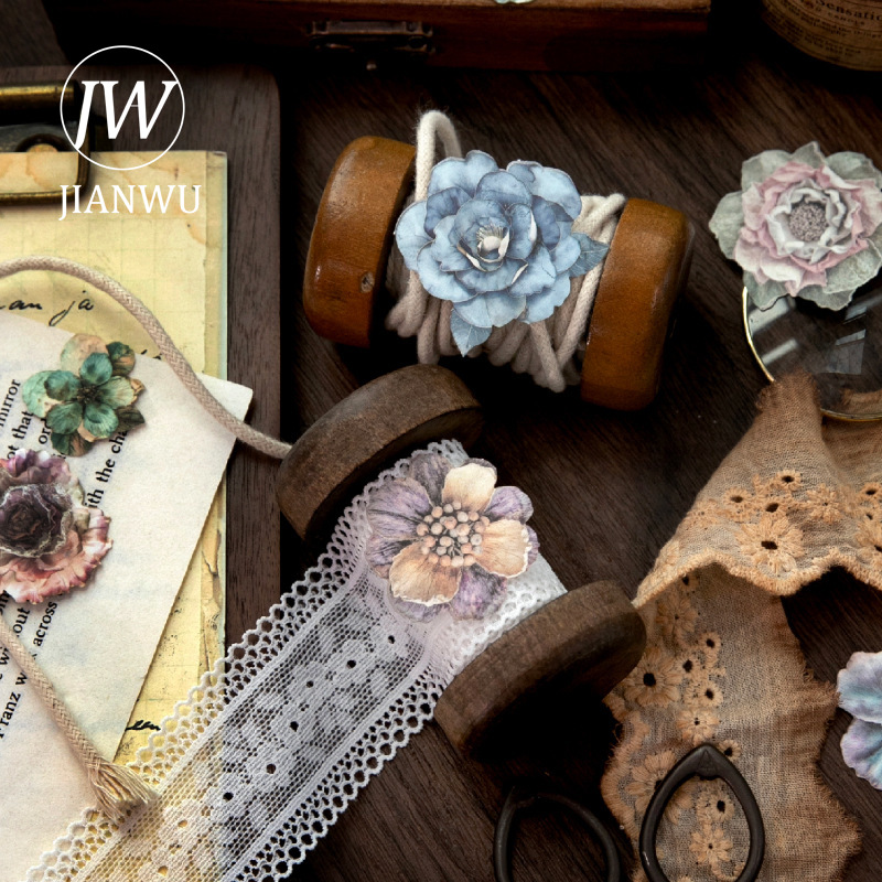 JIANWU 작은 물건 수집 시리즈 빈티지 꽃 아이템  - Small Vintage Collectible Items 리뷰 및 가격